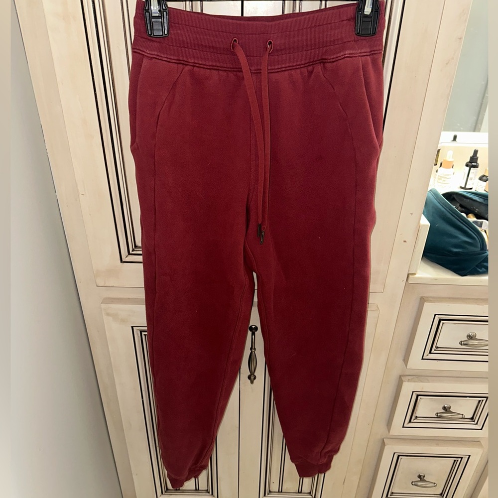 Lululemon Scuba full length joggers sz 0